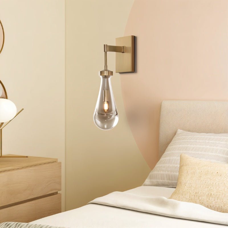 Pulcher Glass Tears Wall Sconce