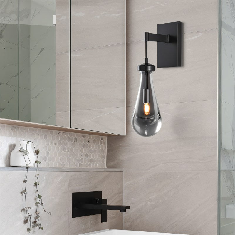 Pulcher Glass Tears Wall Sconce