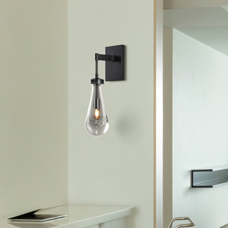 Pulcher Glass Tears Wall Sconce
