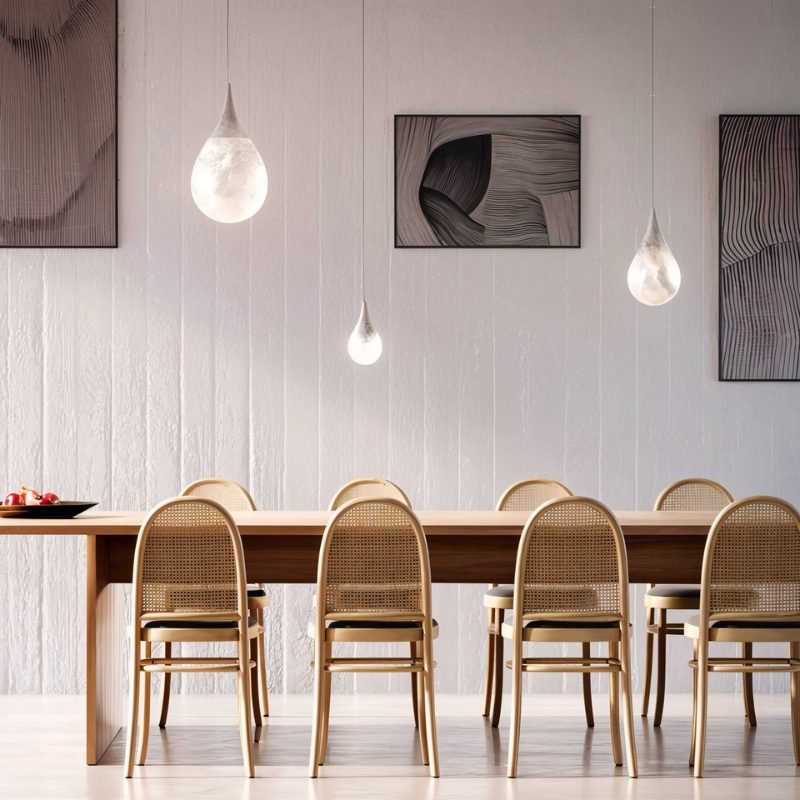Lacrima Alabaster Pendant Light