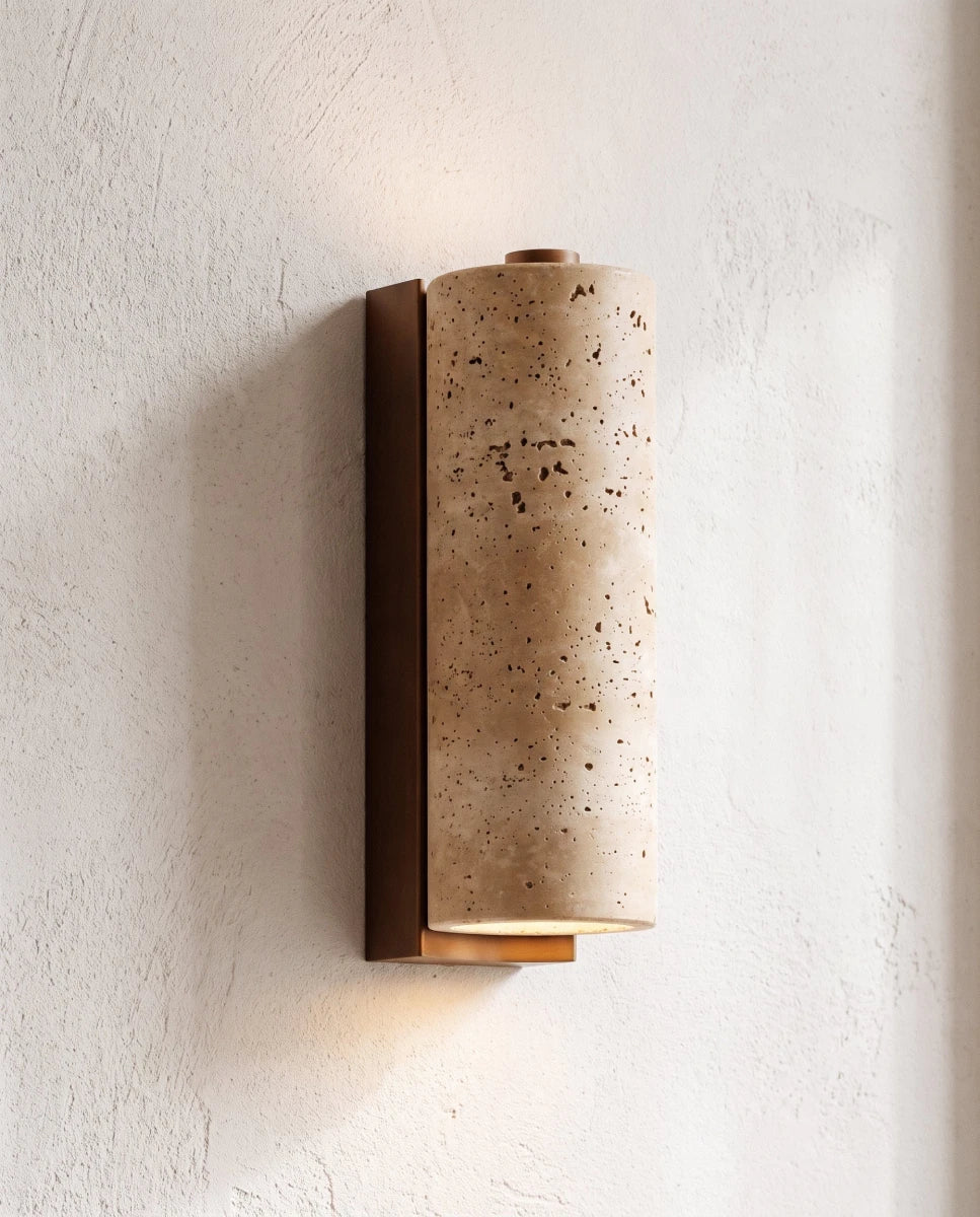Lurma Travertine Wall Lamp - Residence Supply