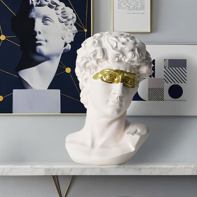 Masked David Figurine