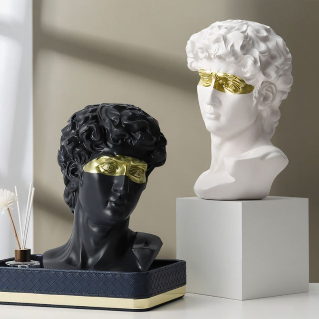 Masked David Figurine