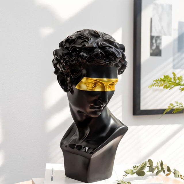 Masked David Figurine