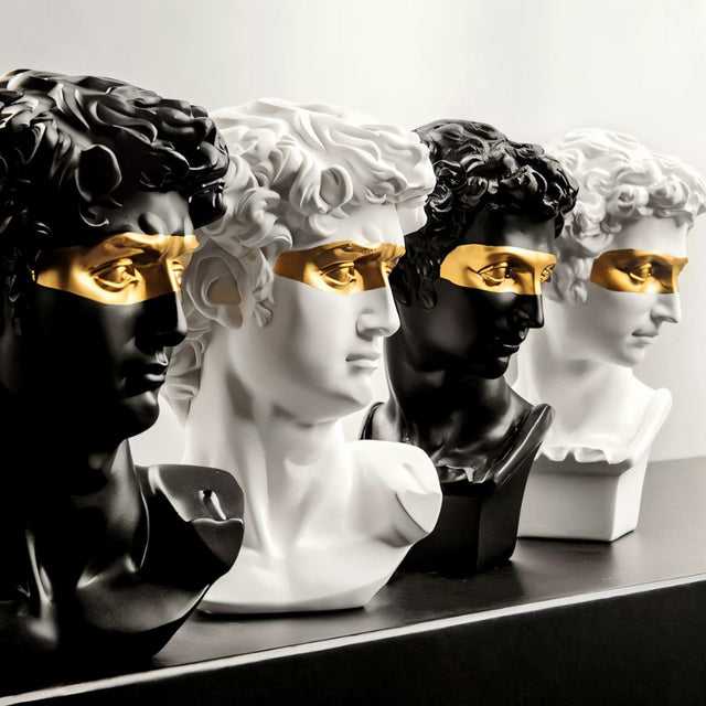 Masked David Figurine