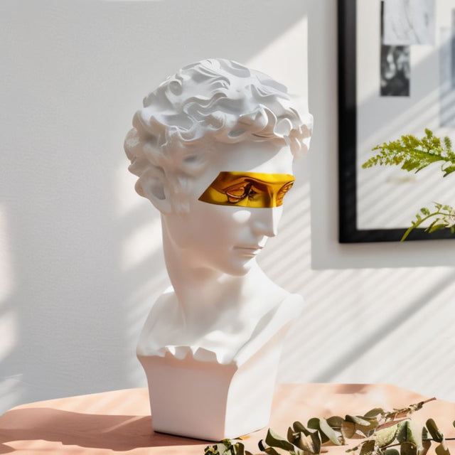 Masked David Figurine