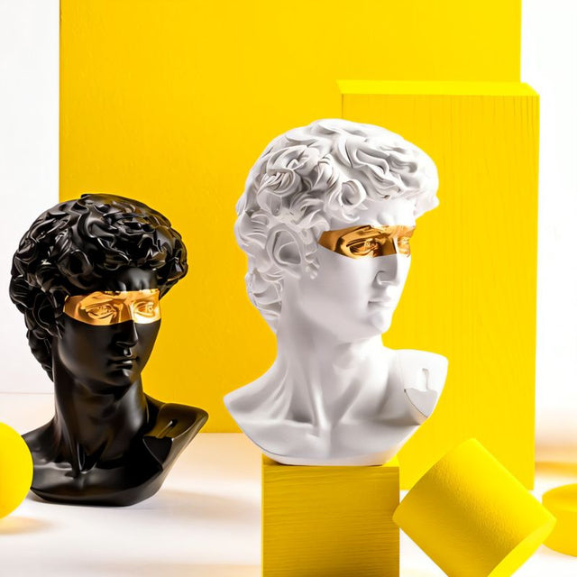 Masked David Figurine