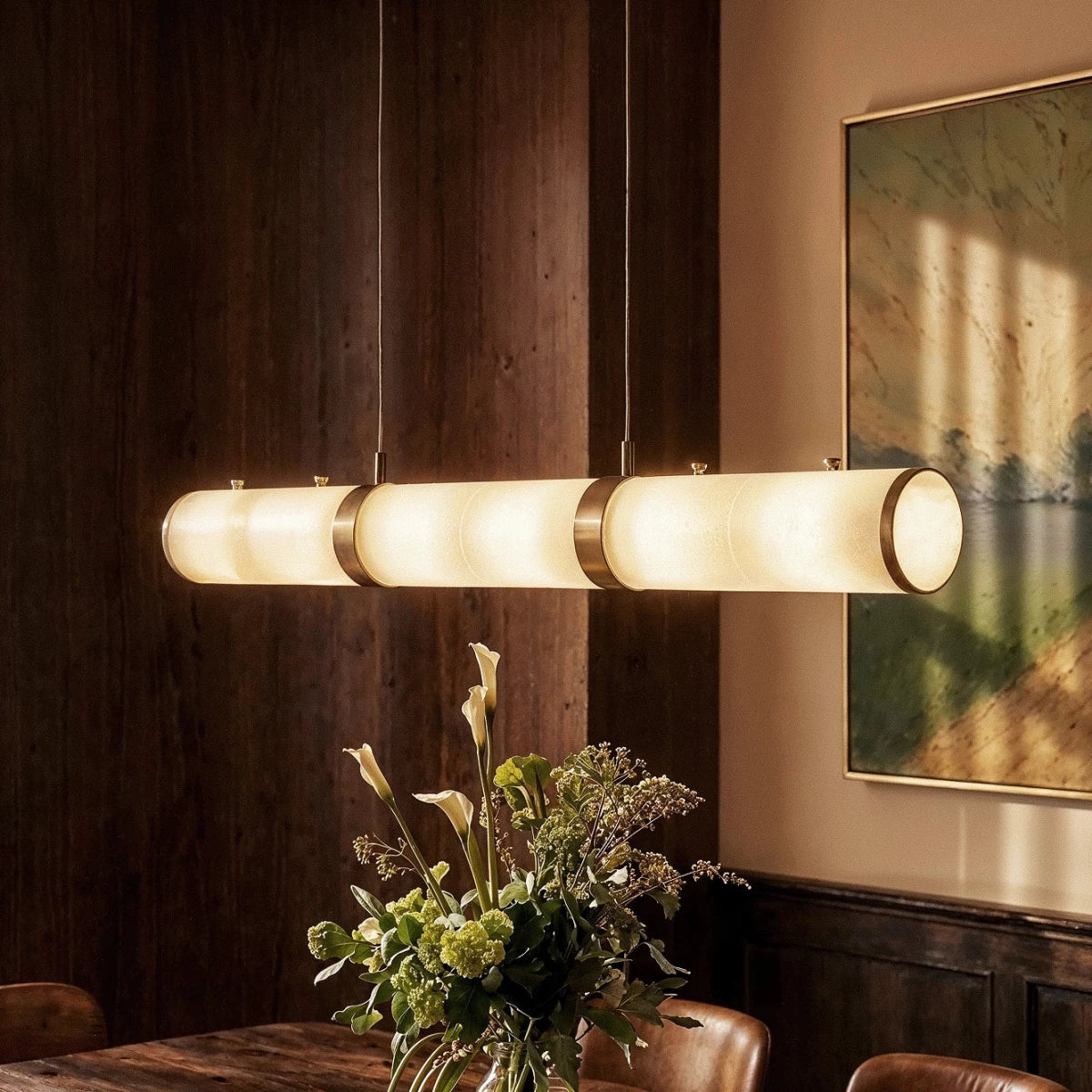 Miglan Alabaster Chandelier Light - Residence Supply