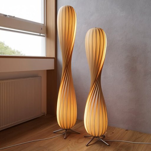 Modern Twist Floor Lamp - Living Room Lighting