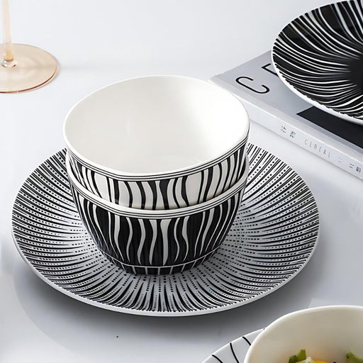 Motif Plate and Bowls - Residence Supply