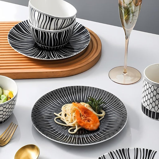 Motif Plate and Bowls - Residence Supply