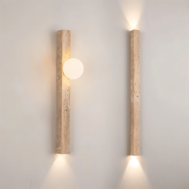 Olorva Travertine Wall Lamp - Residence Supply