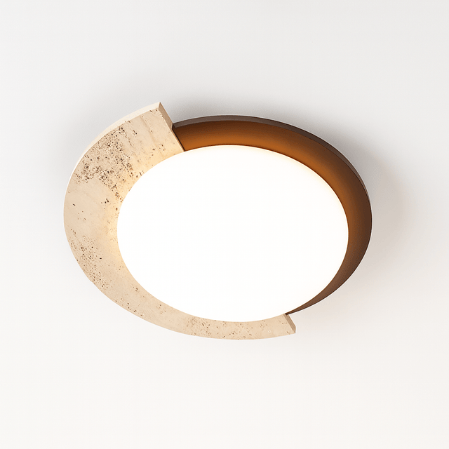 Ozama Travertine Lamp - Residence Supply
