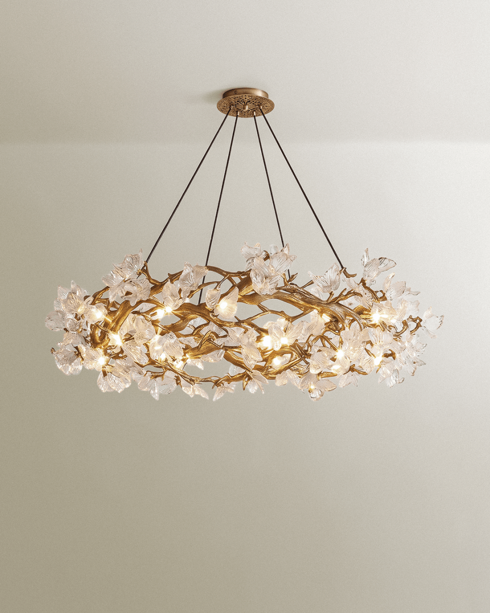 Petala Crystal Round Chandelier - Residence Supply