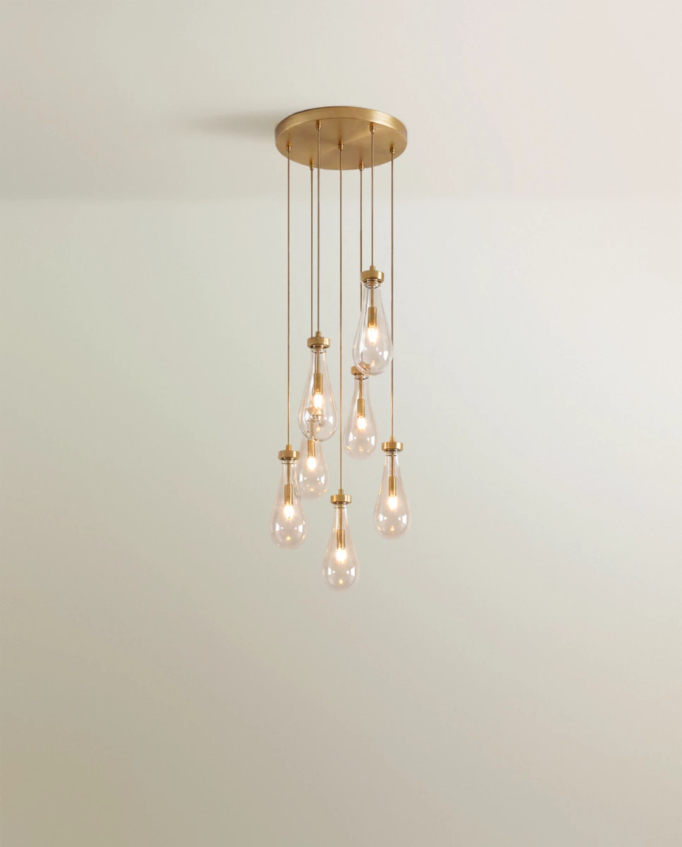 Pulcher Glass Tears Chandelier - Residence Supply
