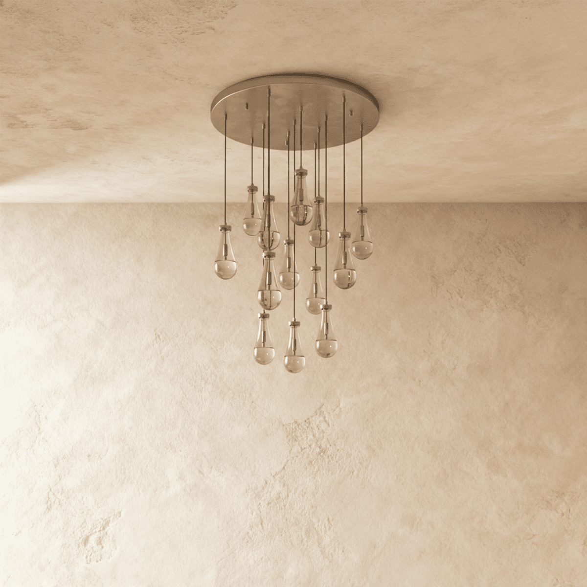 Pulcher Glass Tears Chandelier - Residence Supply