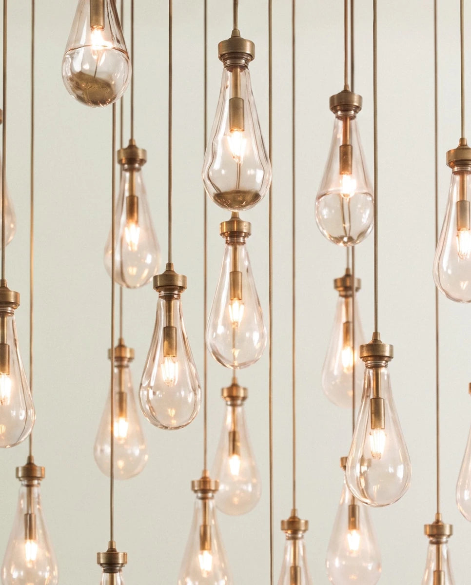 Pulcher Glass Tears Chandelier - Residence Supply