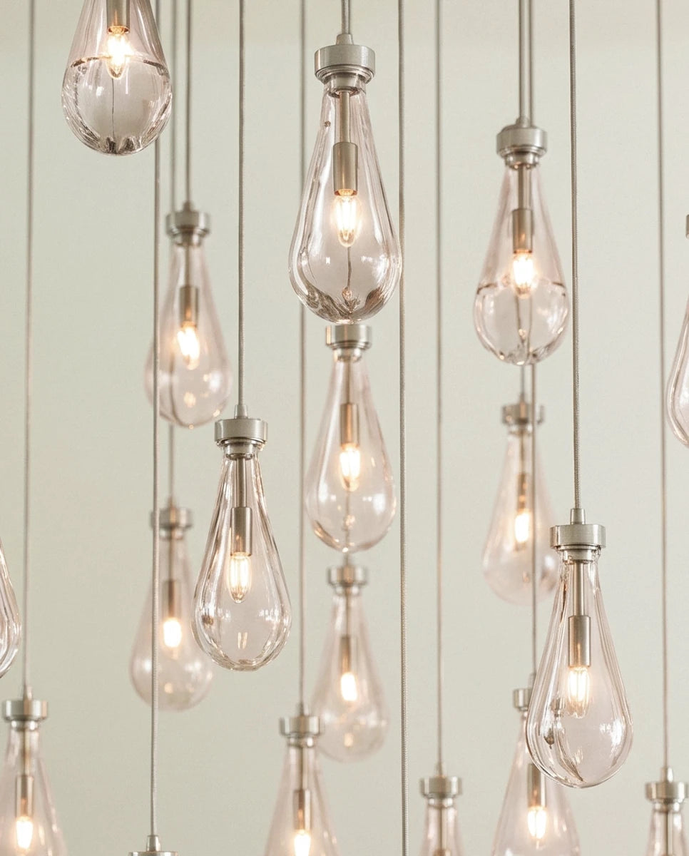 Pulcher Glass Tears Chandelier - Residence Supply