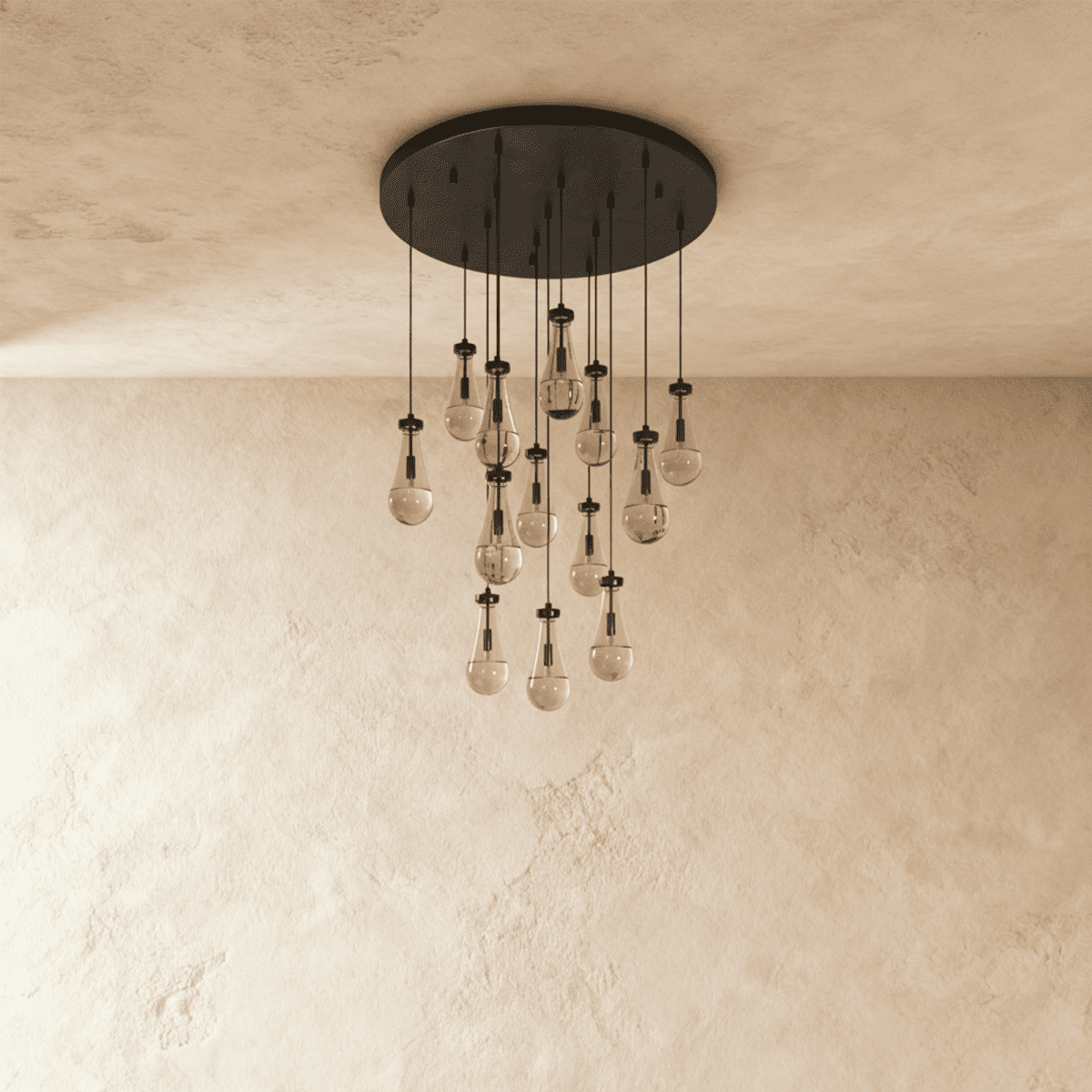Pulcher Glass Tears Chandelier - Residence Supply