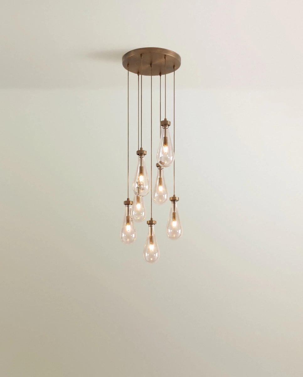 Pulcher Glass Tears Chandelier - Residence Supply