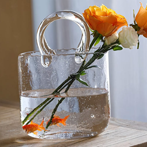Vintage Purse Flower Vase: A charming vintage-inspired purse vase with an antique finish, adding a touch of nostalgia to your floral arrangements.