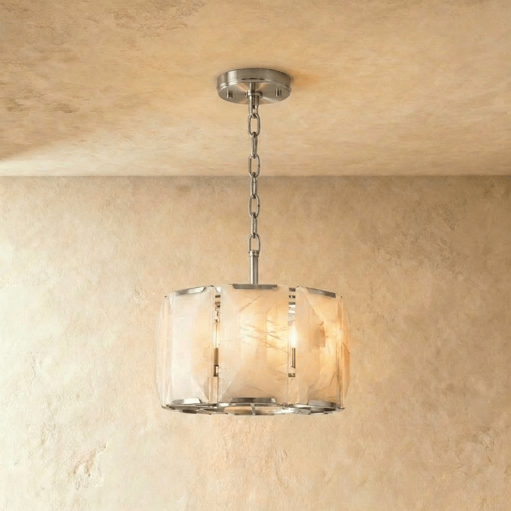 Sakhra Round Alabaster Chandelier - Residence Supply