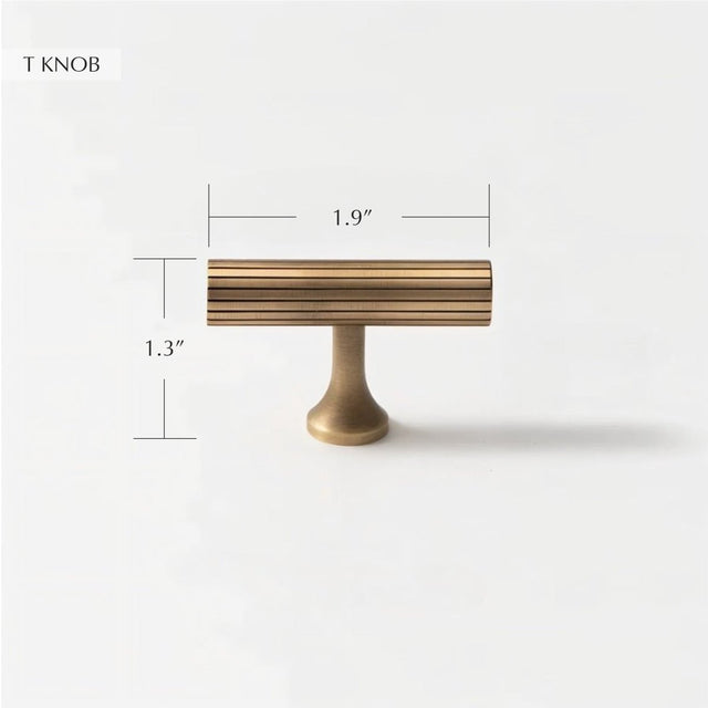 Sean Brass Knob & Pull Bar - Residence Supply