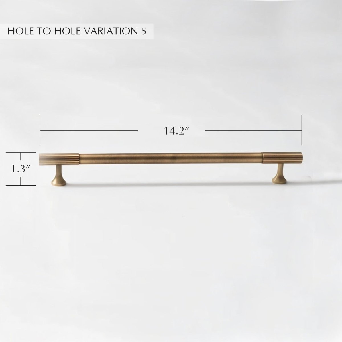 Sean Brass Knob & Pull Bar - Residence Supply