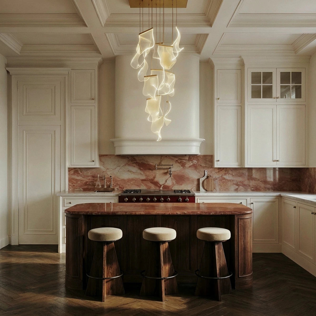 Sheets Chandelier (Rectangle Ceiling Mount) - Residence Supply