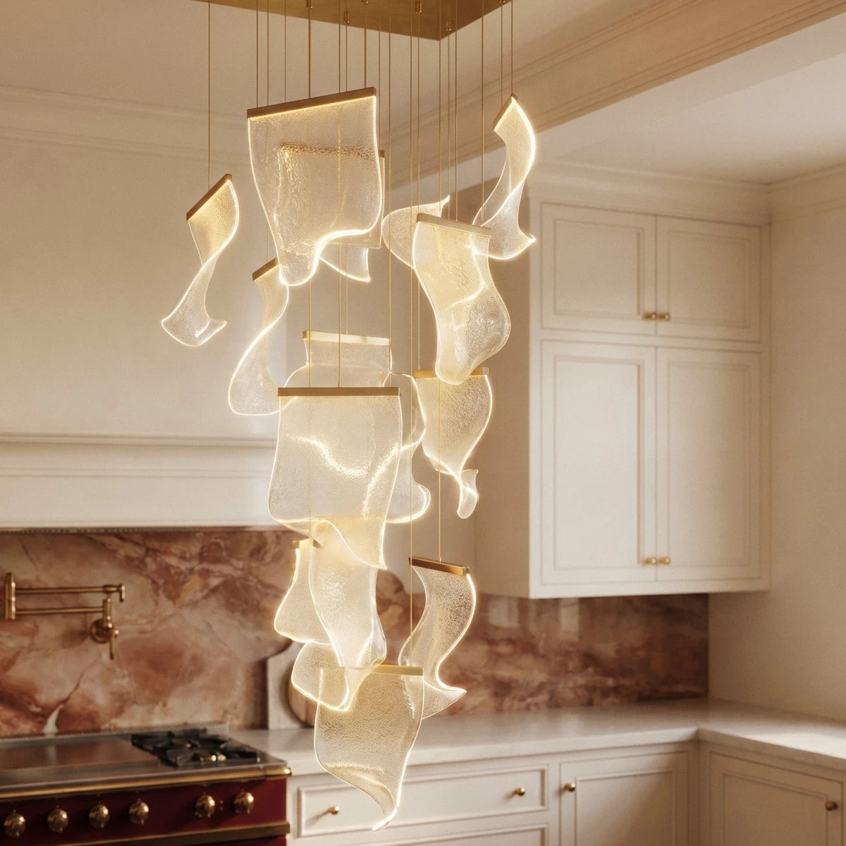 Sheets Chandelier (Rectangle Ceiling Mount) - Residence Supply
