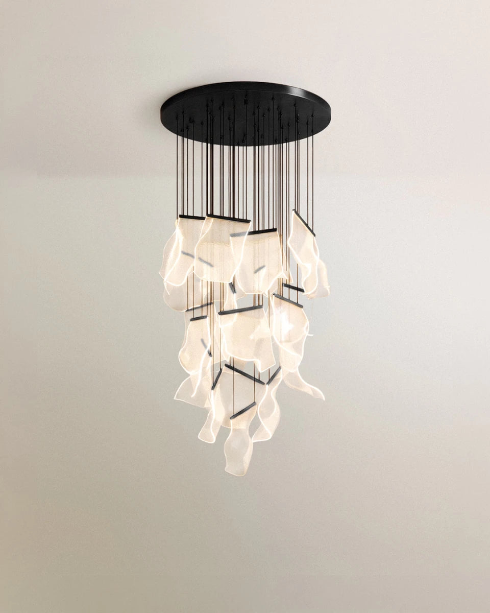 Sheets Chandelier (Round Ceiling Mount) - Residence Supply