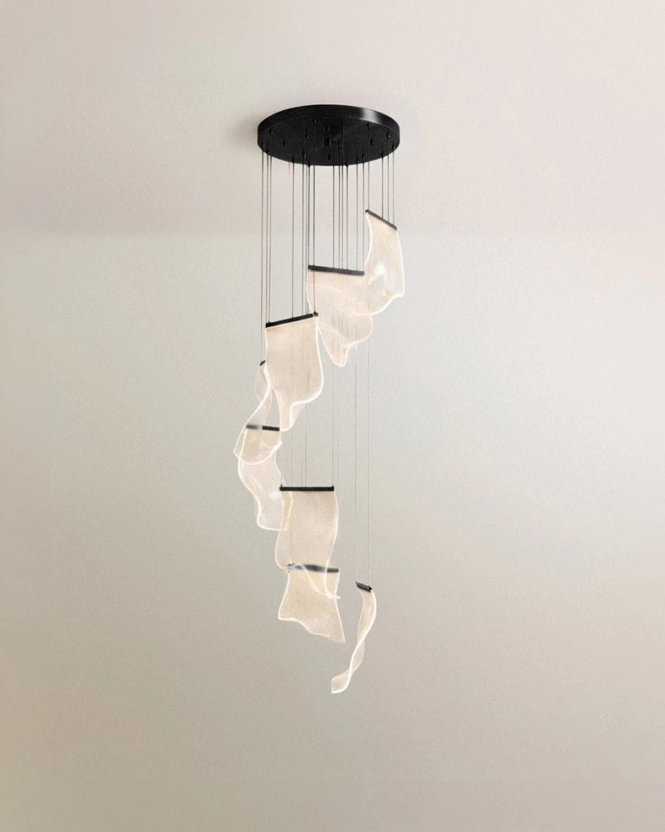 Sheets Chandelier (Round Ceiling Mount) - Residence Supply