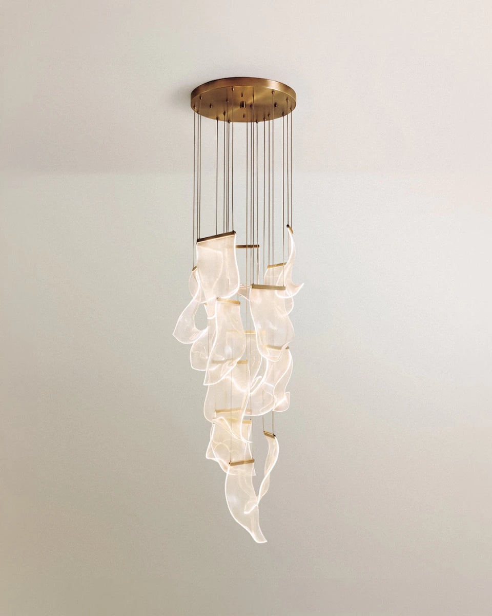 Sheets Chandelier (Round Ceiling Mount) - Residence Supply