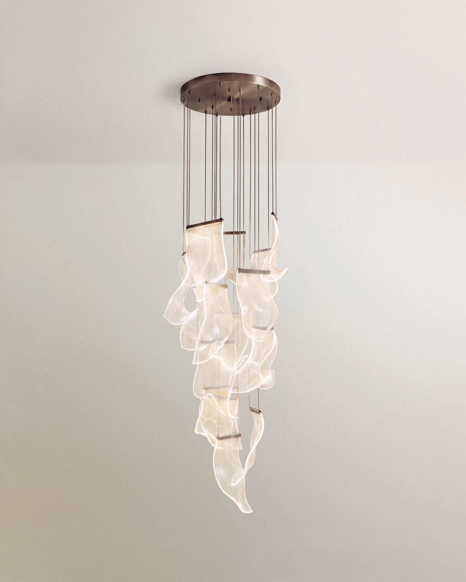 Sheets Chandelier (Round Ceiling Mount) - Residence Supply