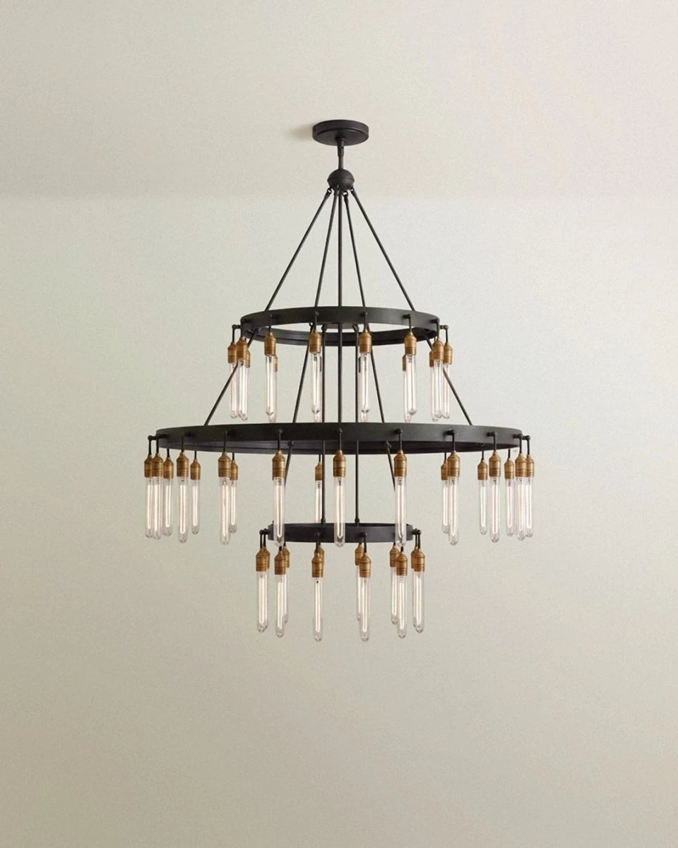 Sidero 3-Tier Round Chandelier - Residence Supply