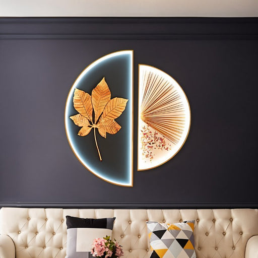 Sliced Fall Illuminated Art - Living Room Lighting