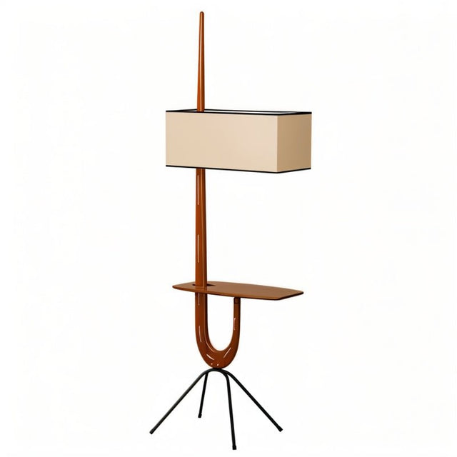 Solvaana Floor Lamp With Side Table