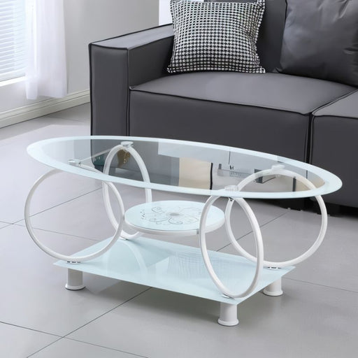 Elevate your living room decor with the Svach Coffee Table, featuring a modern silhouette and a stylish combination of materials.