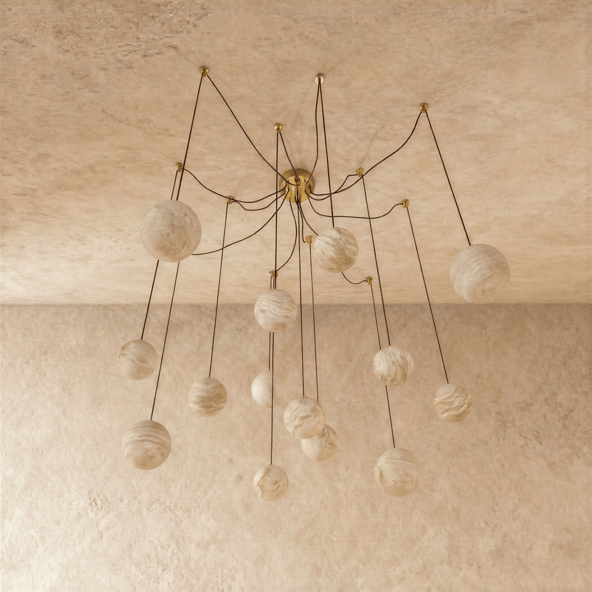 Svara Alabaster Chandelier - Residence Supply