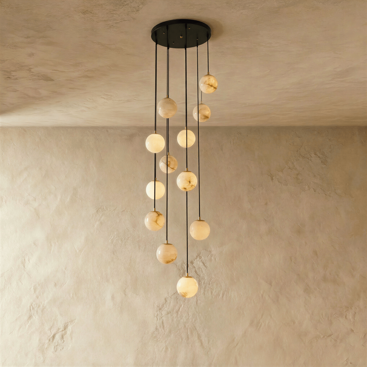Tama Alabaster Chandelier Light - Residence Supply