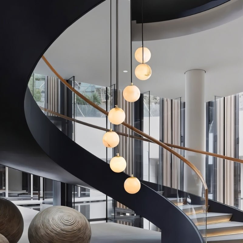 Tama Alabaster Chandelier Light - Residence Supply