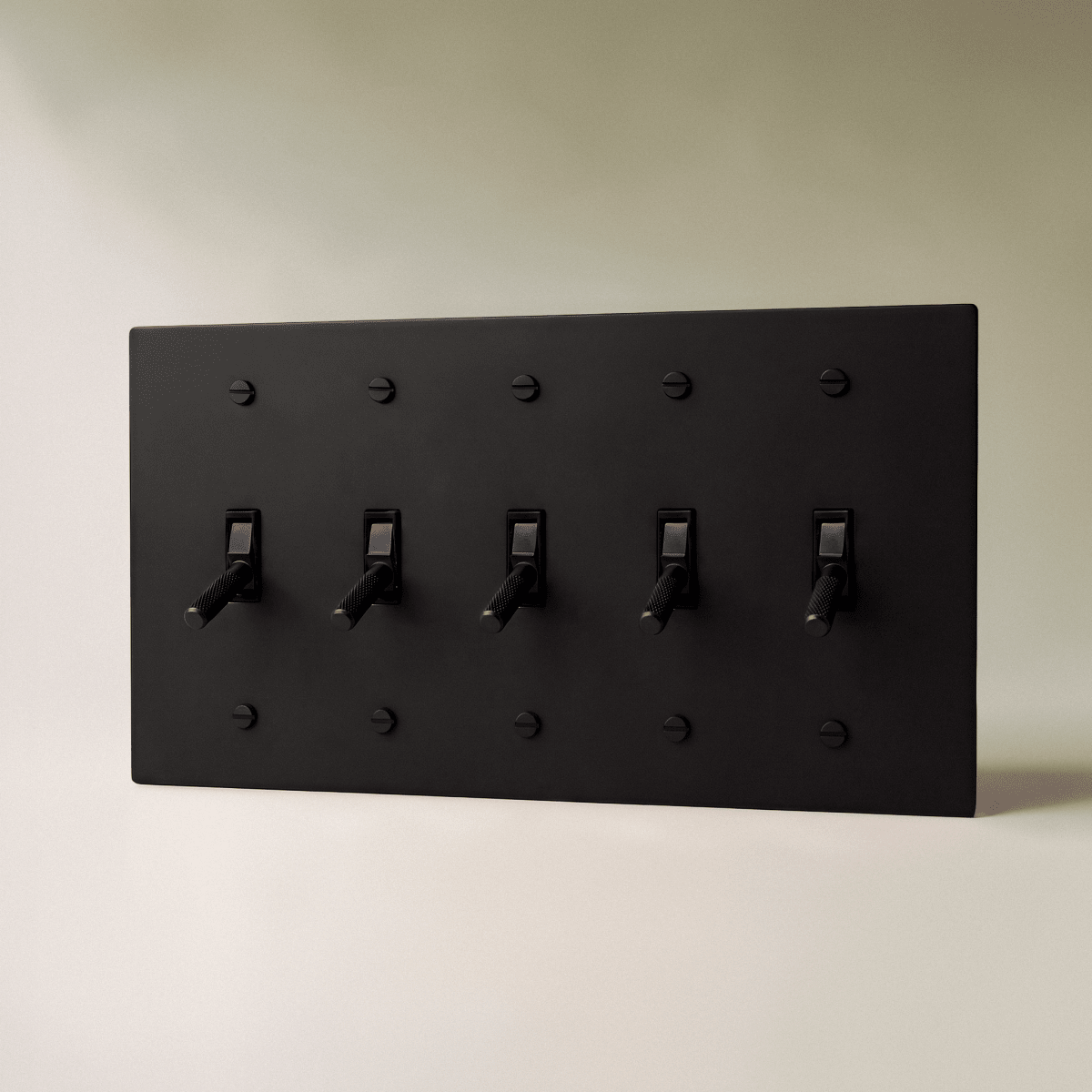 The Architectural Brass 4-Way Toggle Switch (1 to 5 Gang) - Open Box - Residence Supply