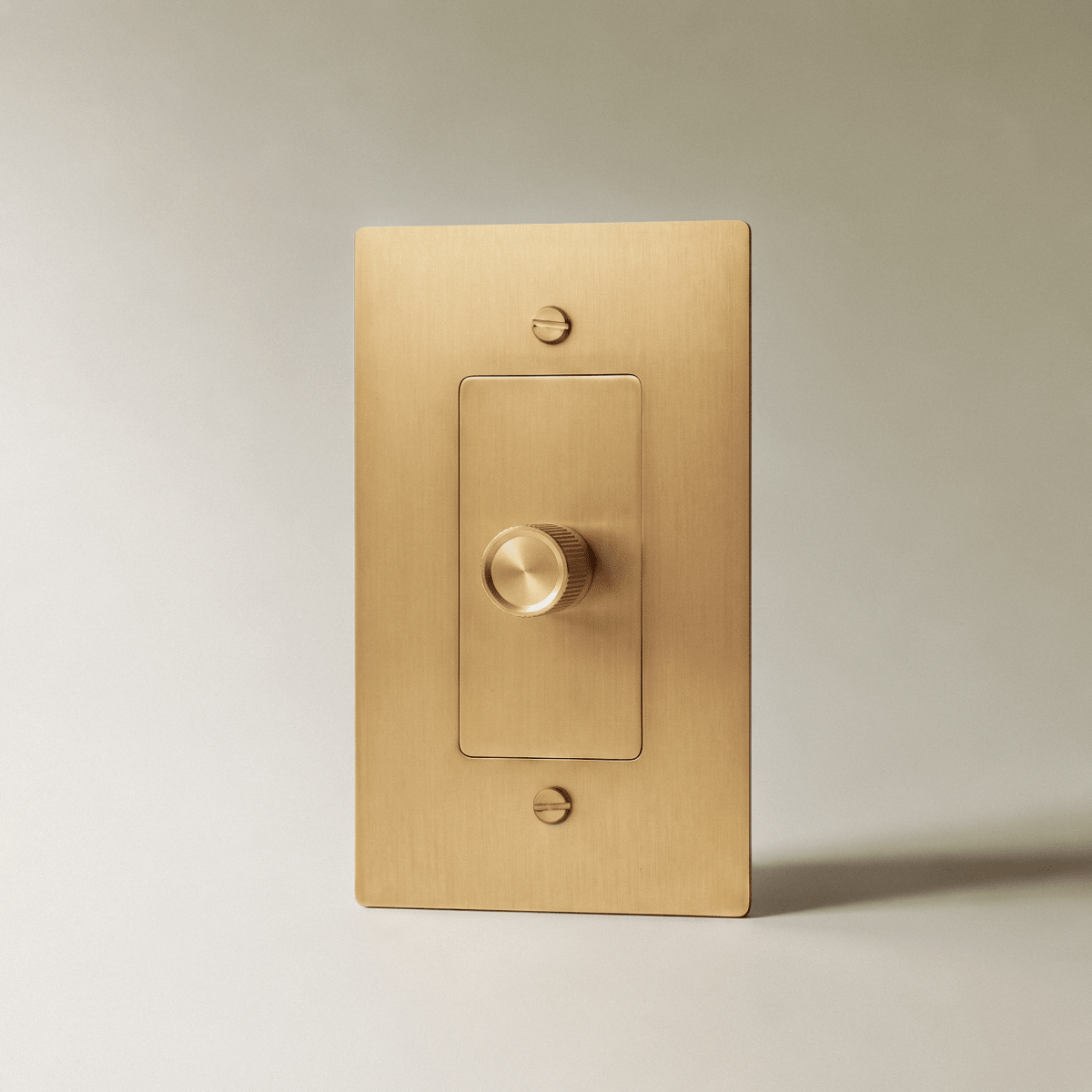 The Brass 3-Way Rotary Dimmer Switch (1 to 5 Gang) - Residence Supply