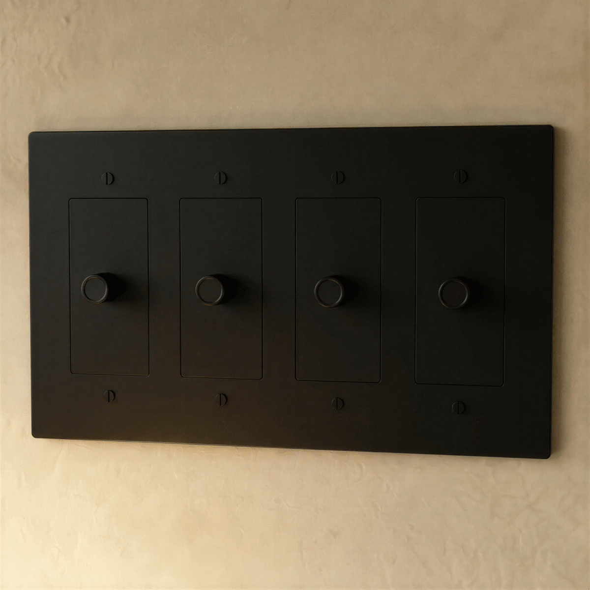 The Brass 3 - Way Rotary Dimmer Switch (1 to 5 Gang) - Residence Supply