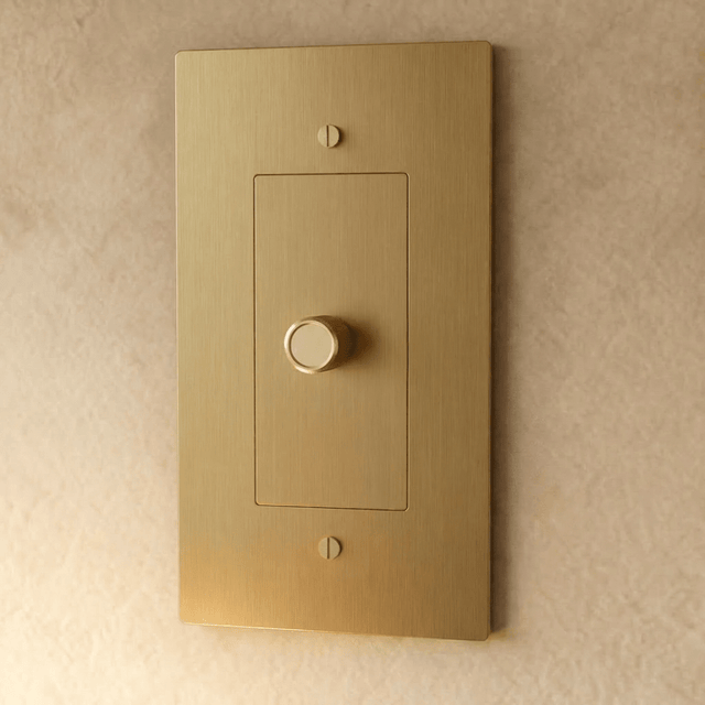 The Brass Dimmer Switch (1 to 5 Gang) - Residence Supply