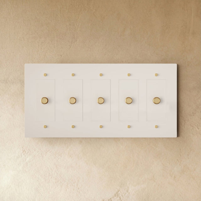 The Brass Dimmer Switch (1 to 5 Gang) - Residence Supply