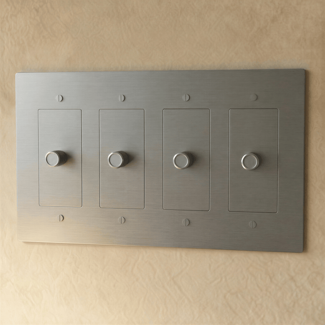 The Brass Dimmer Switch (1 to 5 Gang) - Residence Supply