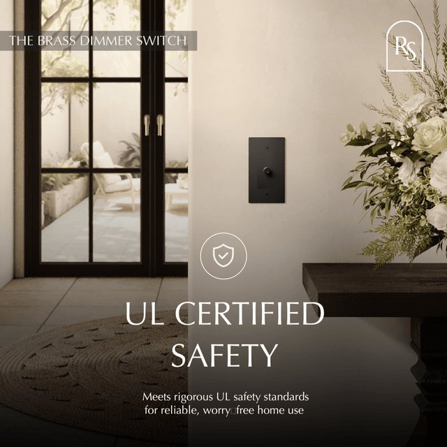 The Brass Dimmer Switch (1 to 5 Gang) - Residence Supply