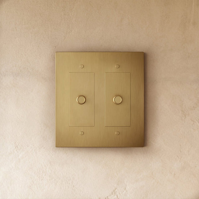 The Brass Dimmer Switch (1 to 5 Gang) - Residence Supply