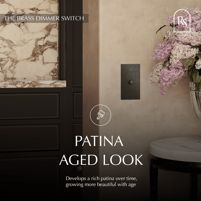 The Brass Dimmer Switch (1 to 5 Gang) - Residence Supply